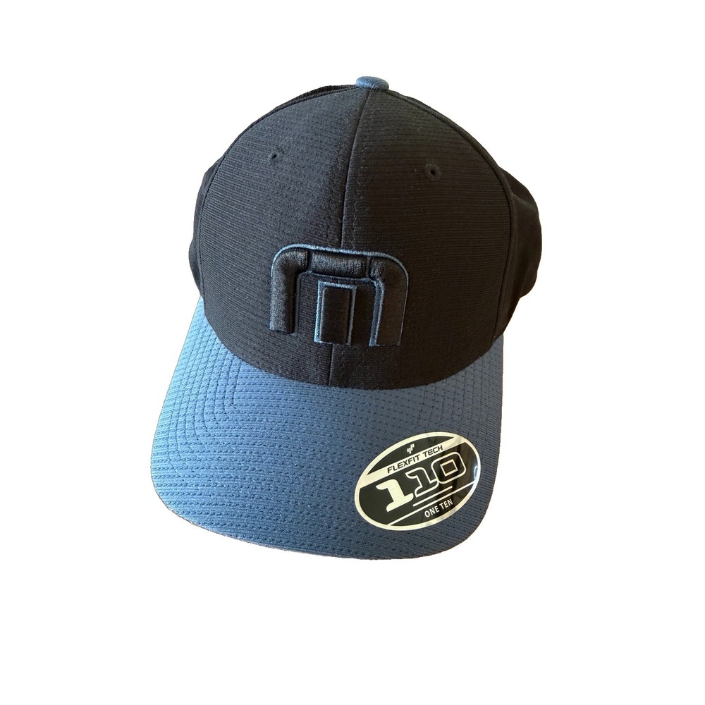New Travis Matthew Black & Blue Adjustable SnapBack Hat